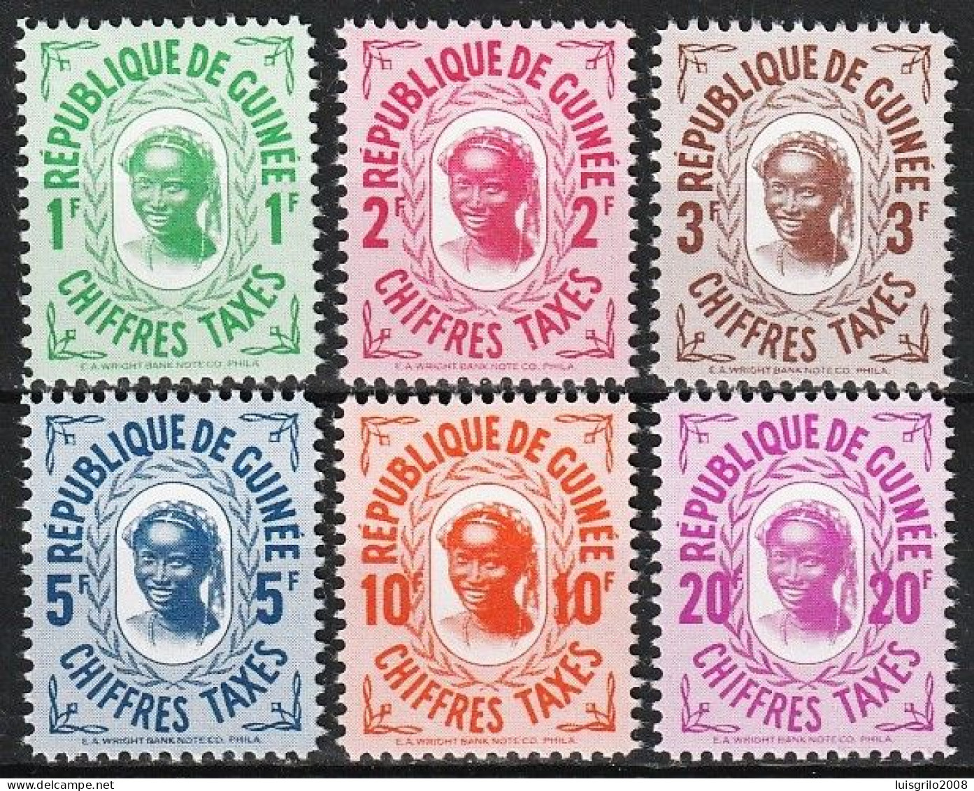 Republique De Guinee 1959 - Chiffres Taxe/ Postage Due -|- Complete Set - MNH - Guinée (1958-...)