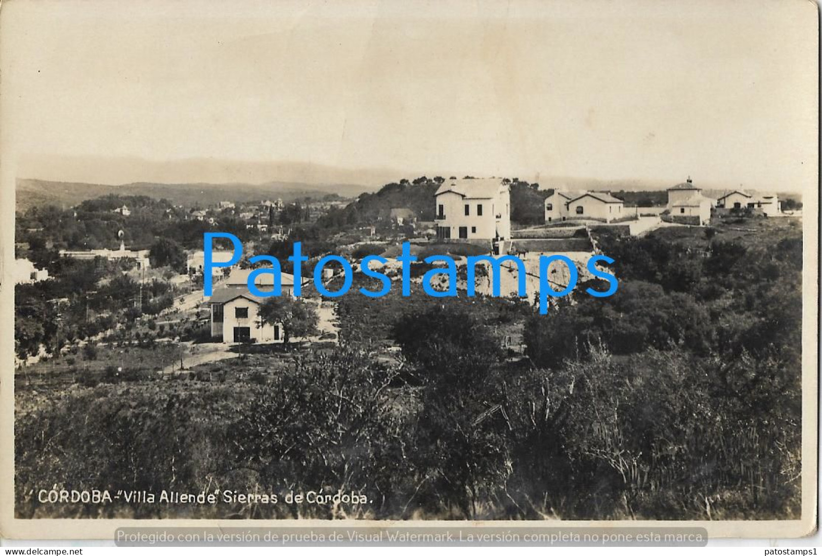 227363 ARGENTINA CORDOBA VILLA ALLENDE VISTA PARCIAL POSTAL POSTCARD - Argentinien