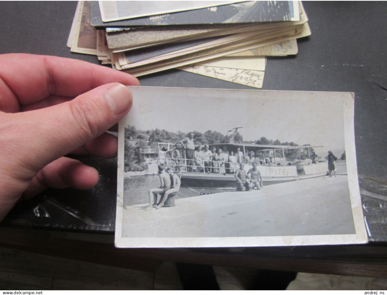 Ships Group Ships Piter  Old Photo Postcards - Autres & Non Classés