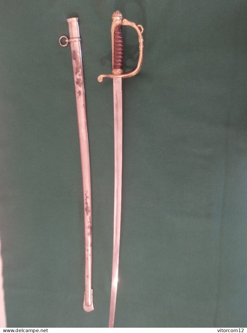 Sabre  Portuguais d'Oficier D'infanterie Mod 1905 - Armes Blanches