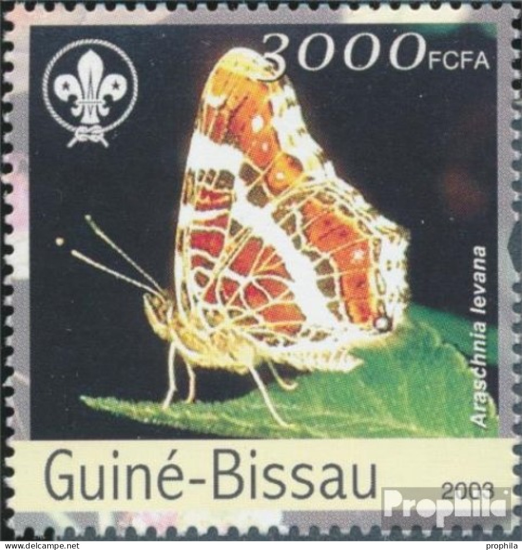 Guinea-Bissau 2488 (kompl. Ausgabe) Postfrisch 2003 Schmetterlinge - Guinée-Bissau