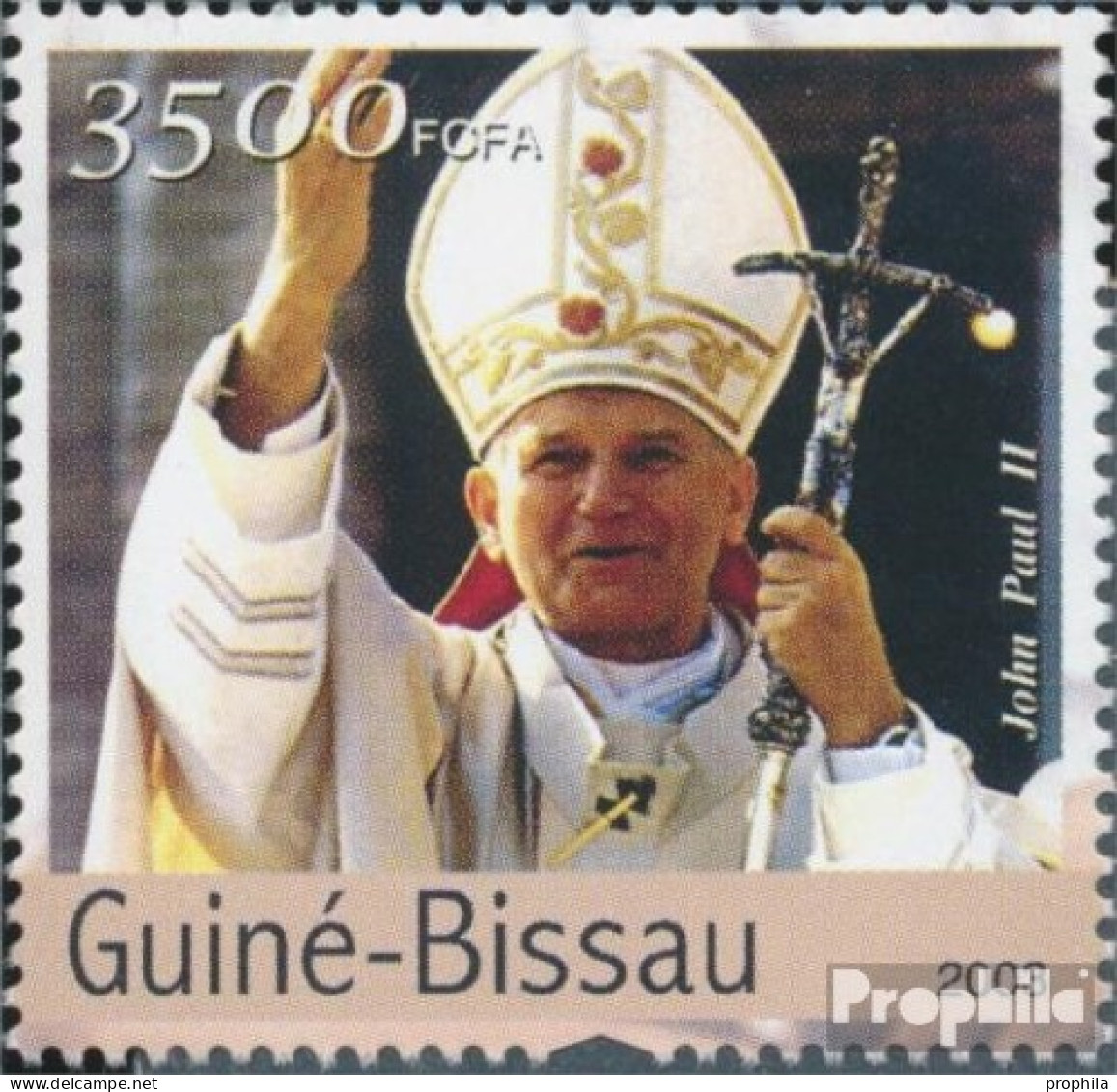 Guinea-Bissau 2437 (kompl. Ausgabe) Postfrisch 2003 Johannes Paul II - Guinée-Bissau