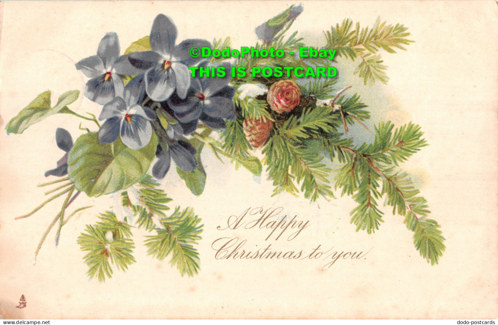 R428916 A Happy Christmas To You. Tuck. Christmas Series. 8217. 1907 - Monde