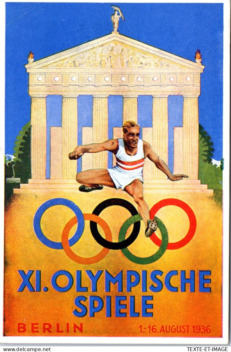 SPORT JEUX OLYMPIQUE - Berlin 1936 XI Olympische Spiele  - Juegos Olímpicos