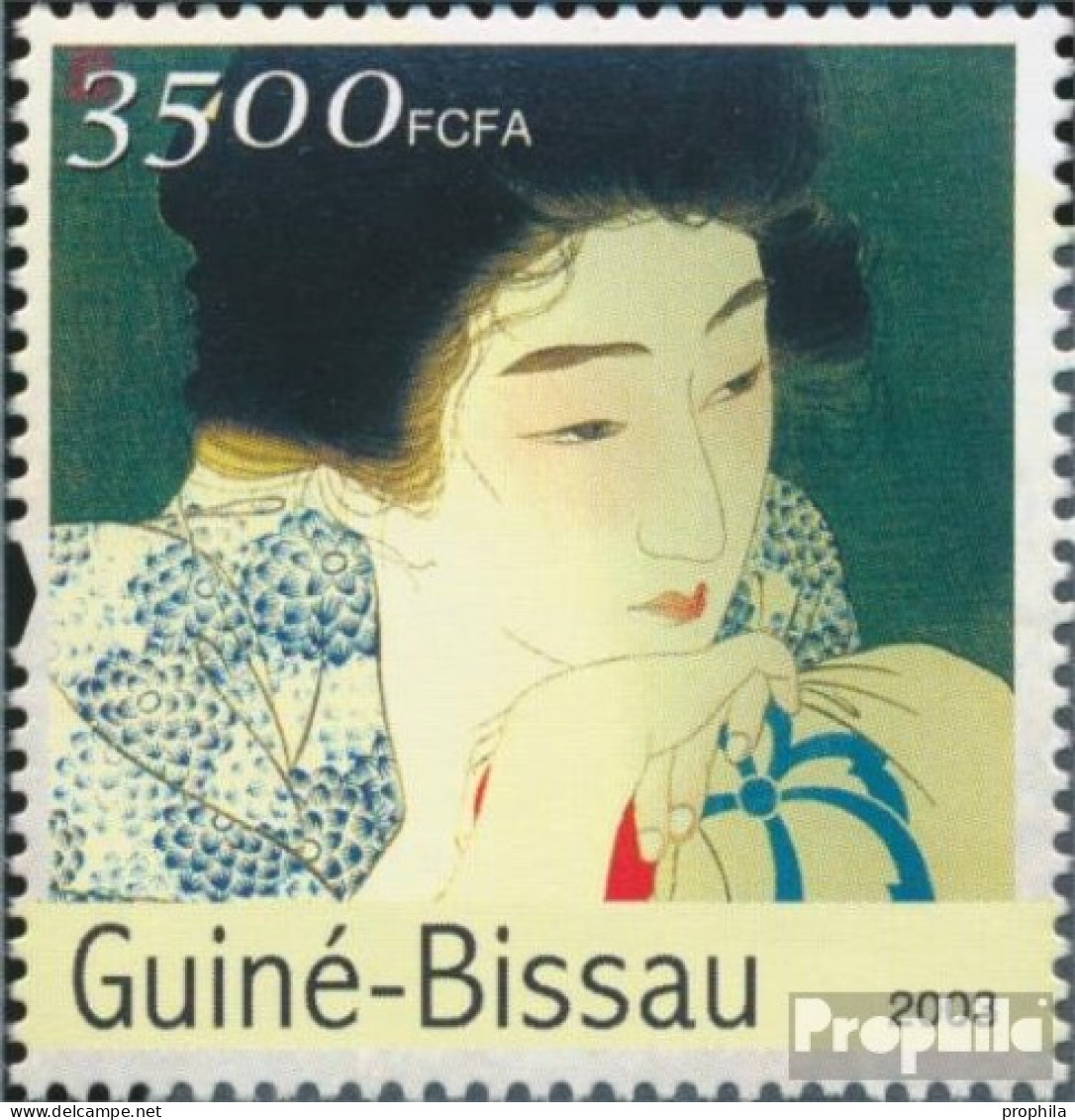 Guinea-Bissau 2407 (kompl. Ausgabe) Postfrisch 2003 Japanische Kunst - Guinée-Bissau