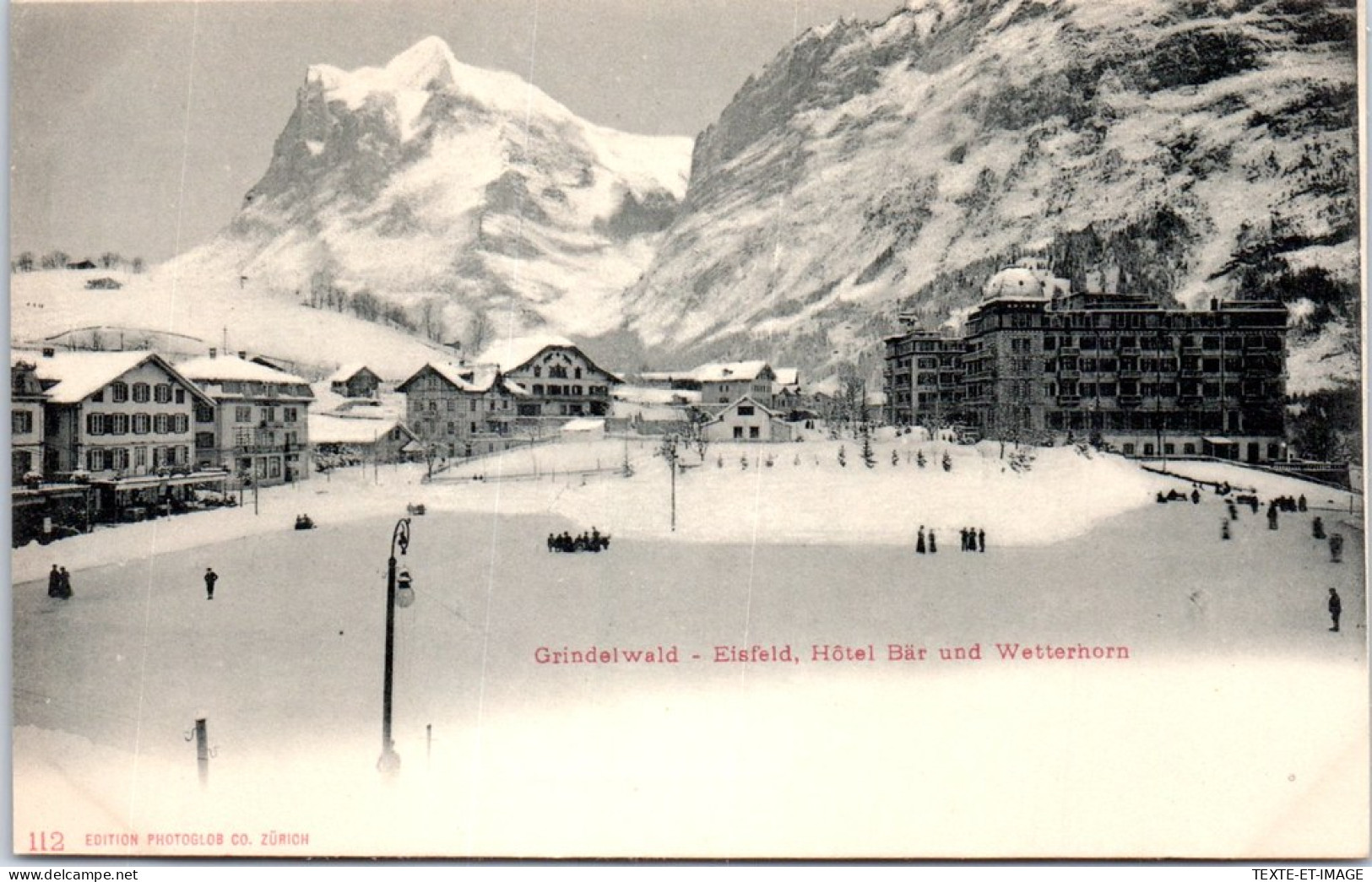 SUISSE -BERNE -Grindelwald Eisfeld Hotel.  - Sonstige & Ohne Zuordnung
