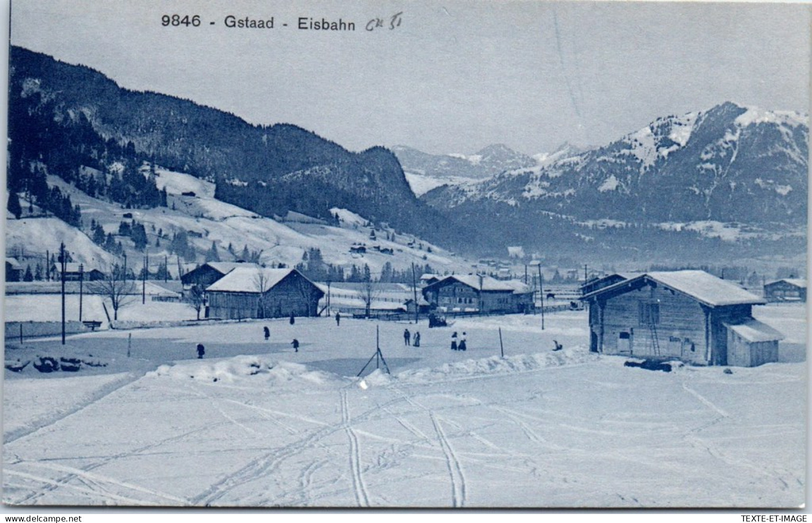 SUISSE - NEUCHATEL - GSTAAD - Eisbahn  - Other & Unclassified