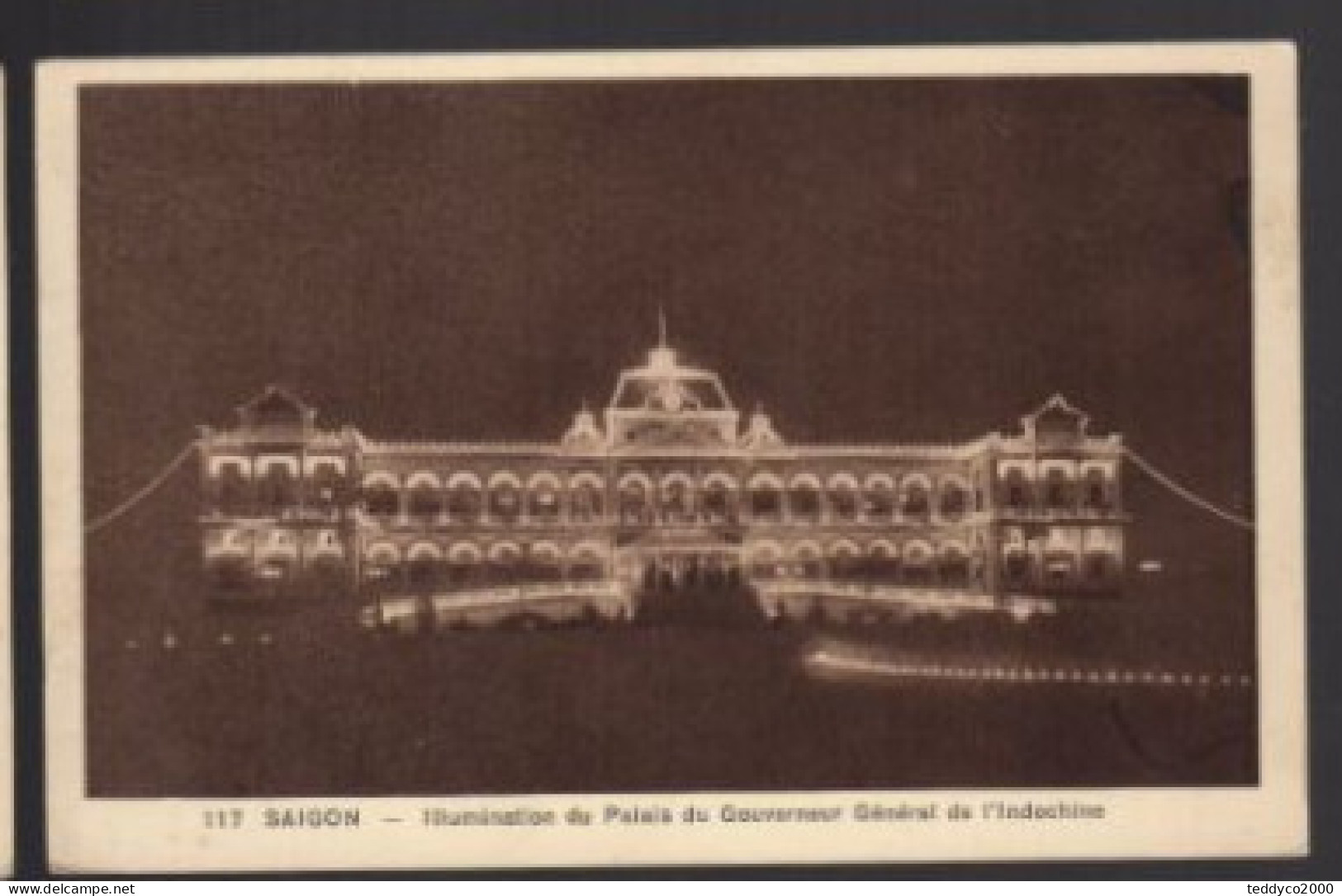 SAIGON Illumination Du Palais Du Governeur Général De L'Indochine  1928 - Vietnam