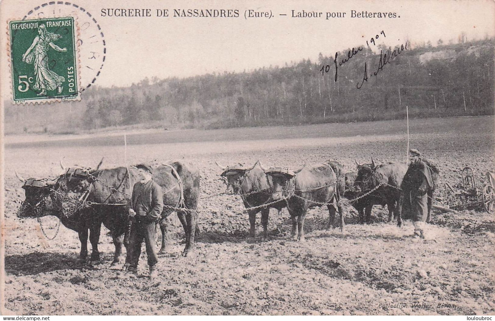 NASSANDRES SUCRERIE LABOUR POUR BETTERAVES - Autres & Non Classés