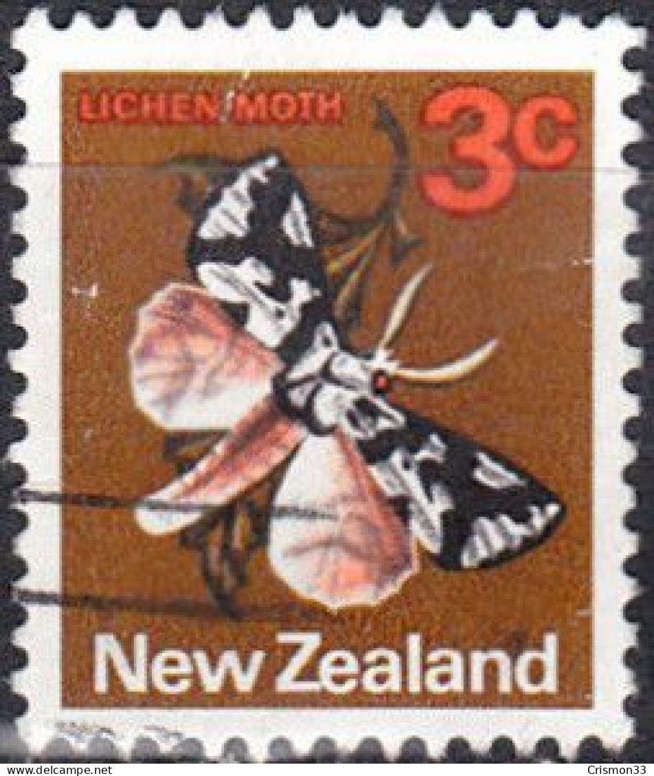 1970 - NUEVA ZELANDA - MARIPOSAS - DETUNDA EGREGIA - YVERT 512 - Andere & Zonder Classificatie