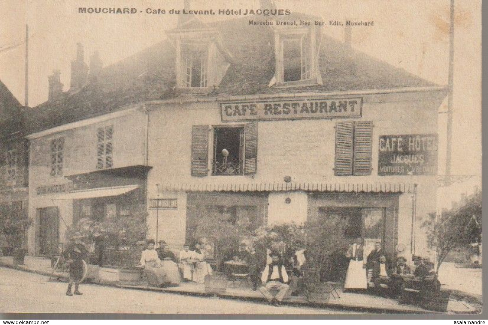 CPA – Jura – Mouchard – Café Du Levant .Hôtel Jacques - Altri & Non Classificati