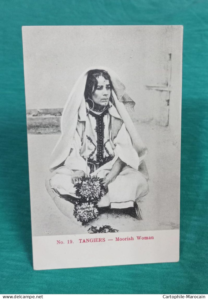 TANGIERS : Moorish Woman - RARE CLICHÉ - - Tanger