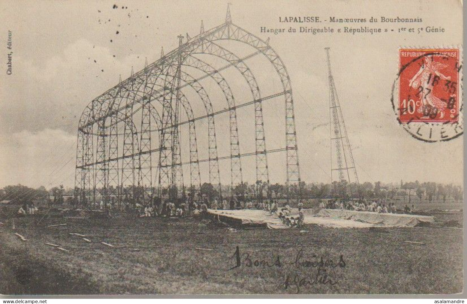 CPA – Allier – Lapalisse – Hangar Du Dirigeable ( République) - Lapalisse