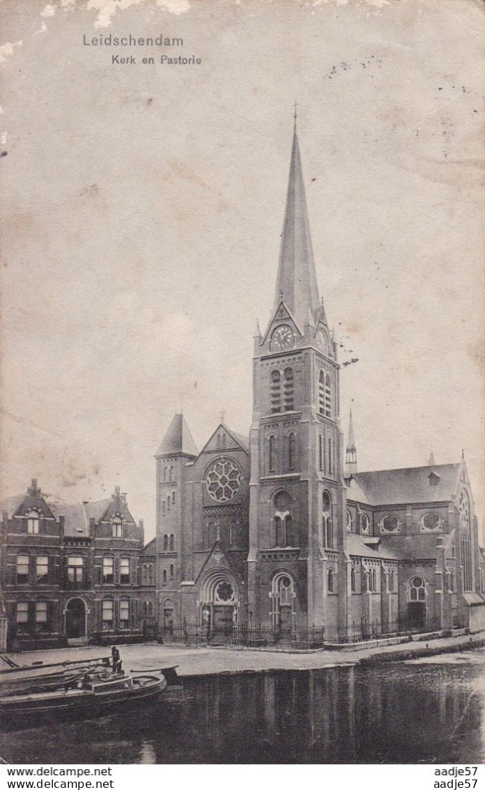 Leidschendam Kerk En Pastorie 1910 Kwaliteit Minder - Leidschendam