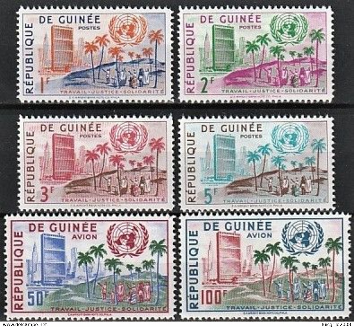 Nations Unies/ ONU - Republique De Guinée 1959 / Complete - MNH** - Guinea (1958-...)