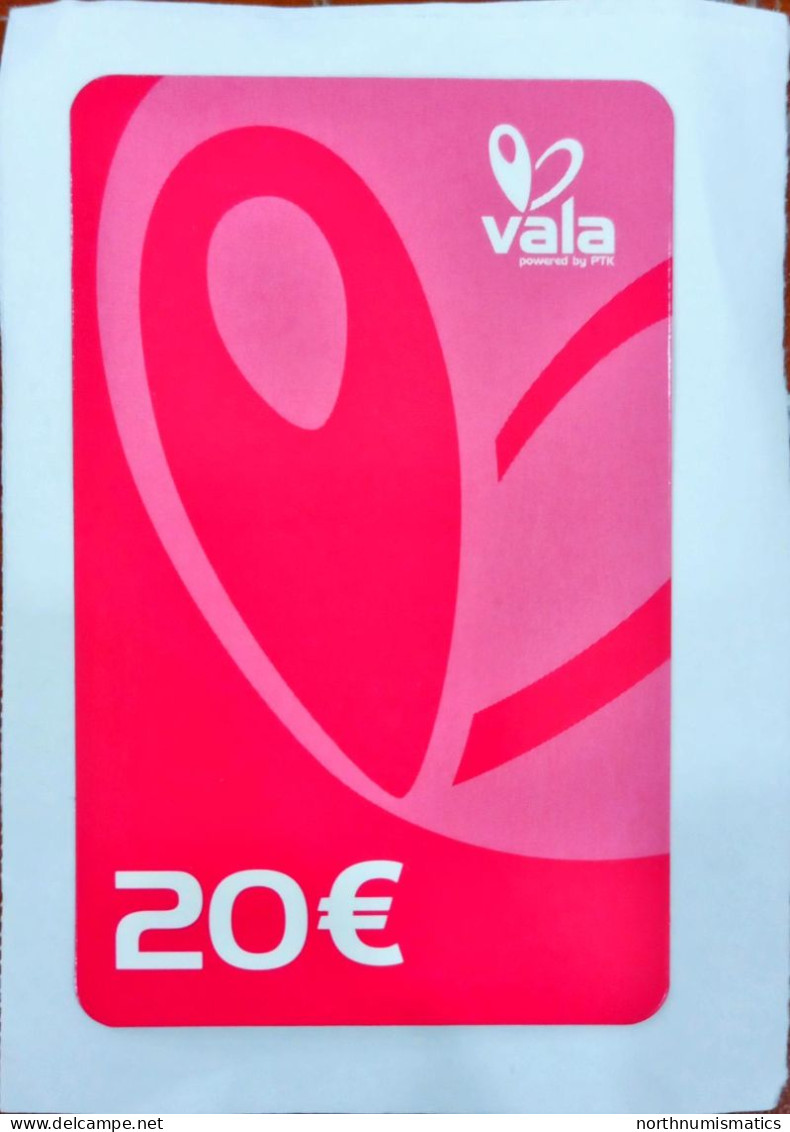 Vala Ptkonline.com Prepaid  Sample Card - Verzamelingen