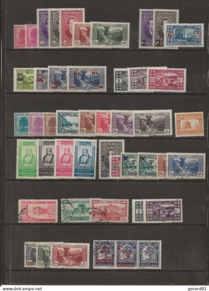 LIBAN  COLLECTION  DE TIMBRES N* ET OBLIT  5 SCA²NS TRES BONNE COTE - Líbano