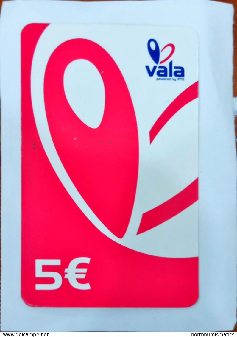 Vala Ptkonline.com Prepaid  Sample Card - Sammlungen