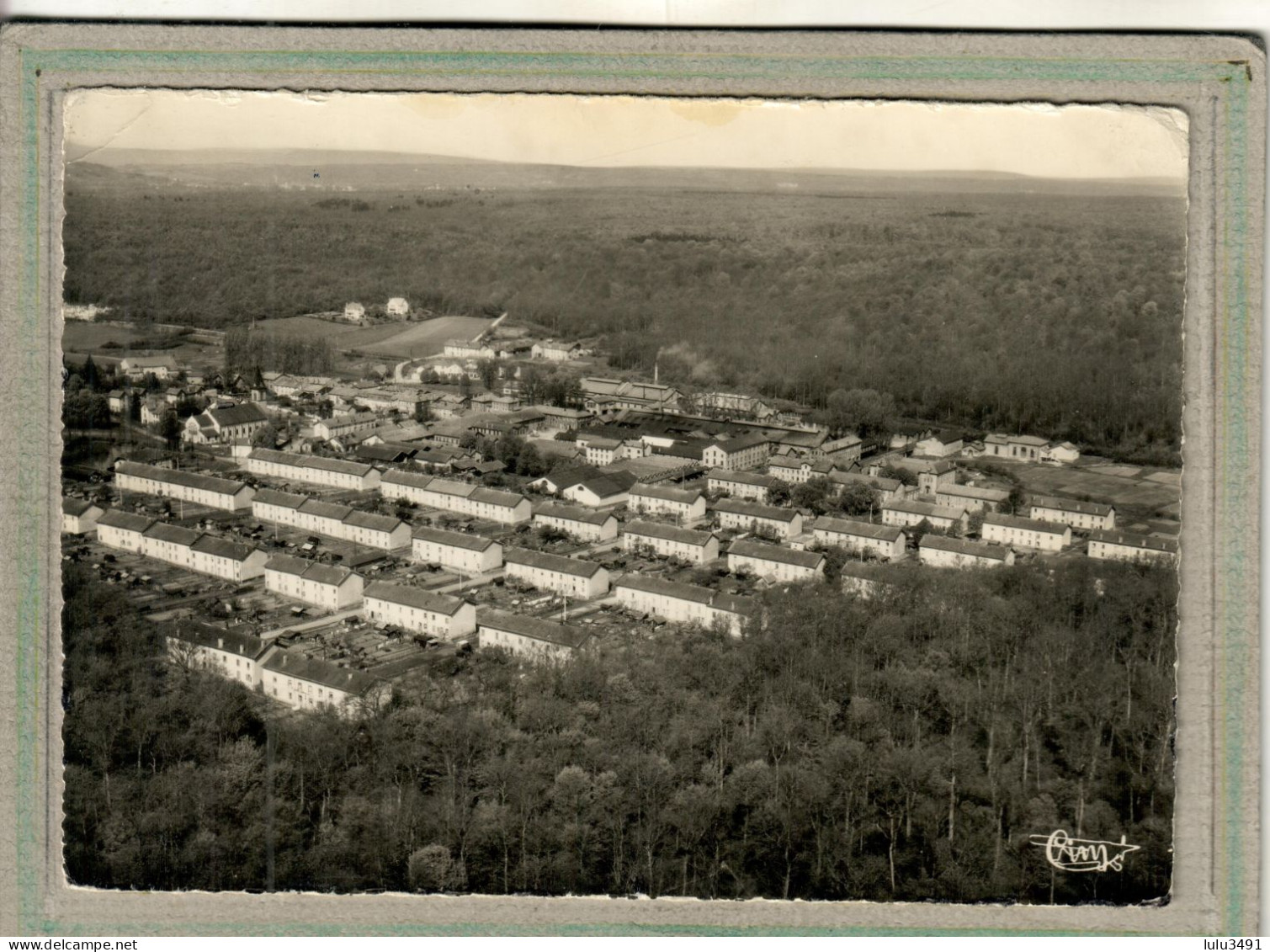 CPSM Dentelée (88) La VERRERIE-de-PORTIEUX - Vue Aérienne Des Cités En 1964 - Other & Unclassified