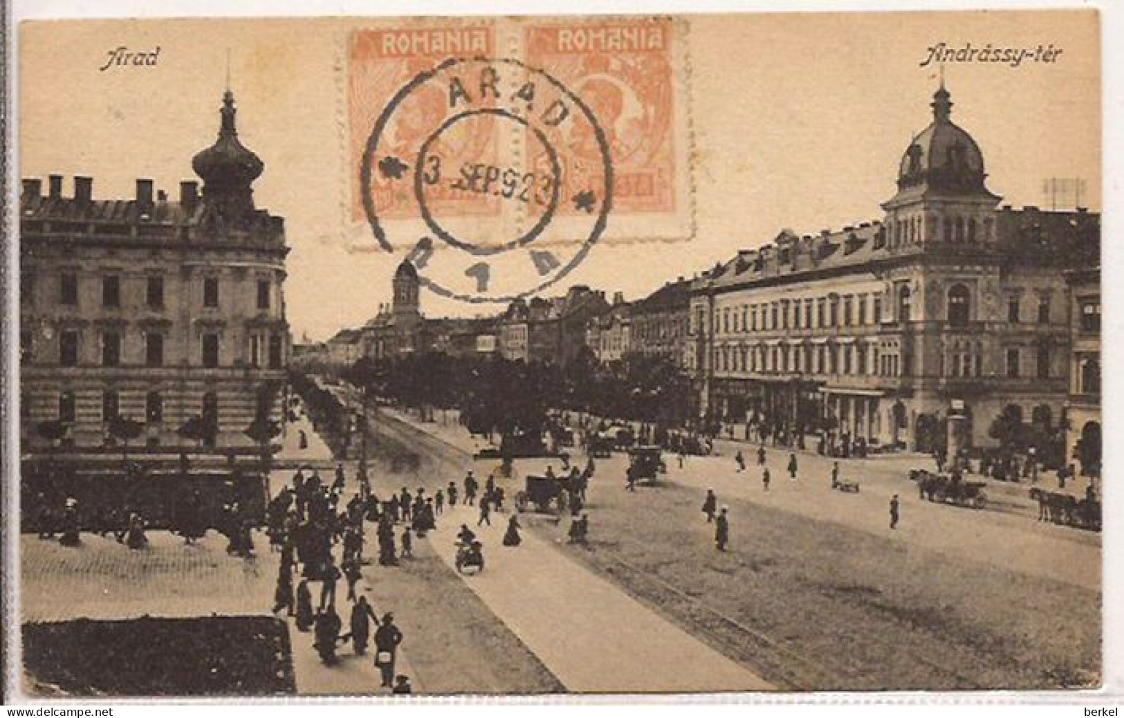 ROMANIA ARAD ANDRASSY-TER  1923   Nr  245 D1 - Romania