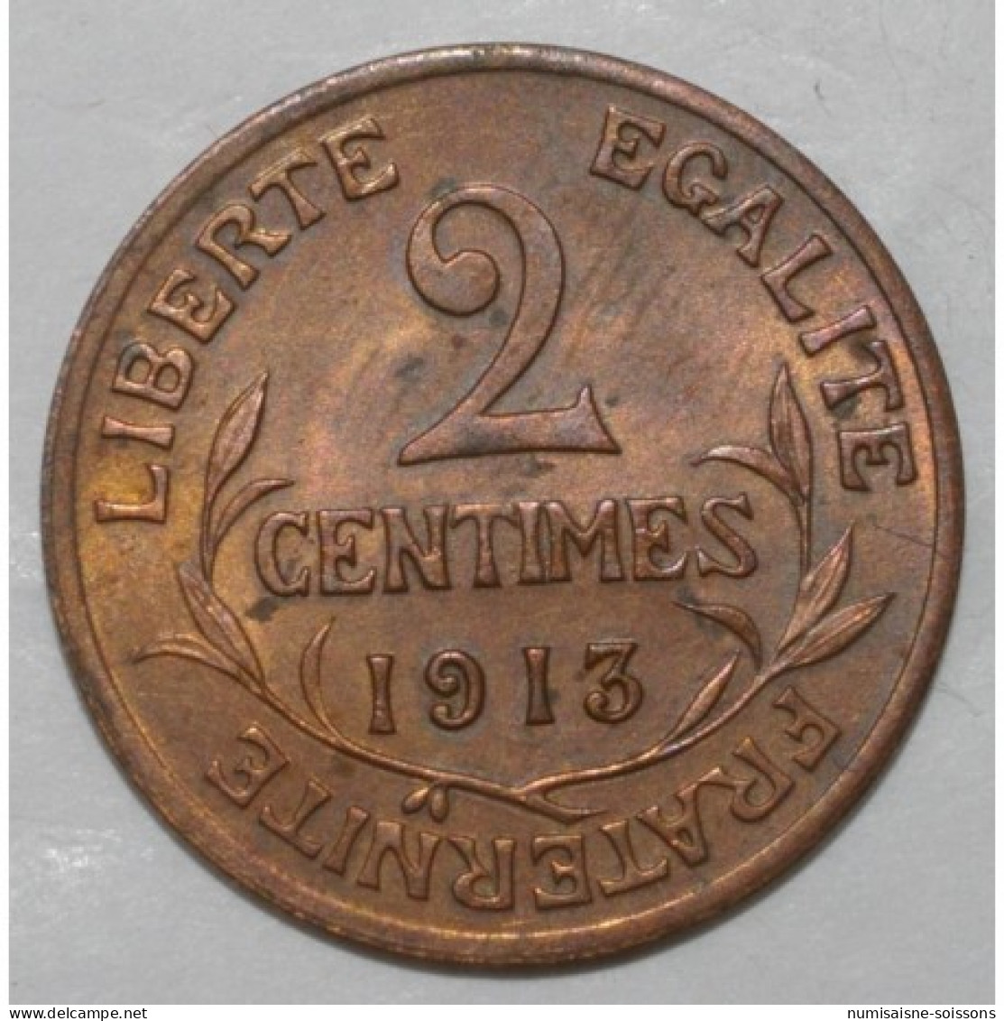 GADOURY 107 - 2 CENTIMES 1913 TYPE DUPUIS - KM 841 - TTB+ - 2 Centimes