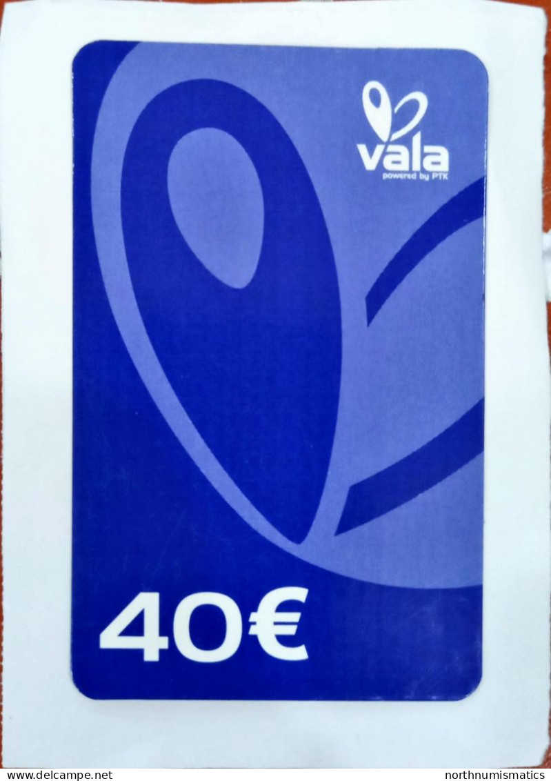 Vala Ptkonline.com Prepaid  Sample Card - Colecciones