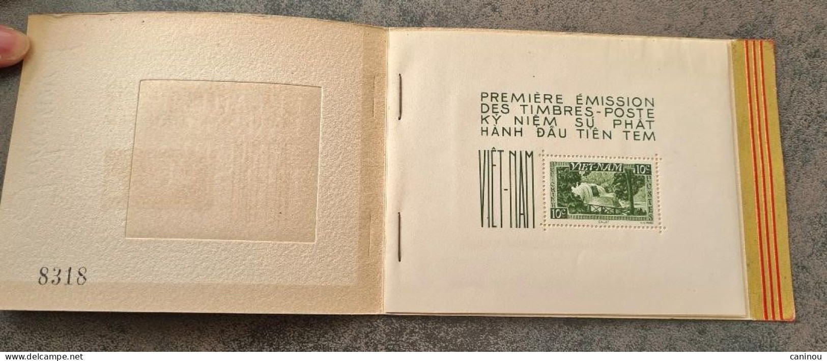 VIETNAM CARNET 1 BF 1 / 5  PREMIERE EMISSION DE TIMBRES-POSTE 1952 NEUF - Vietnam