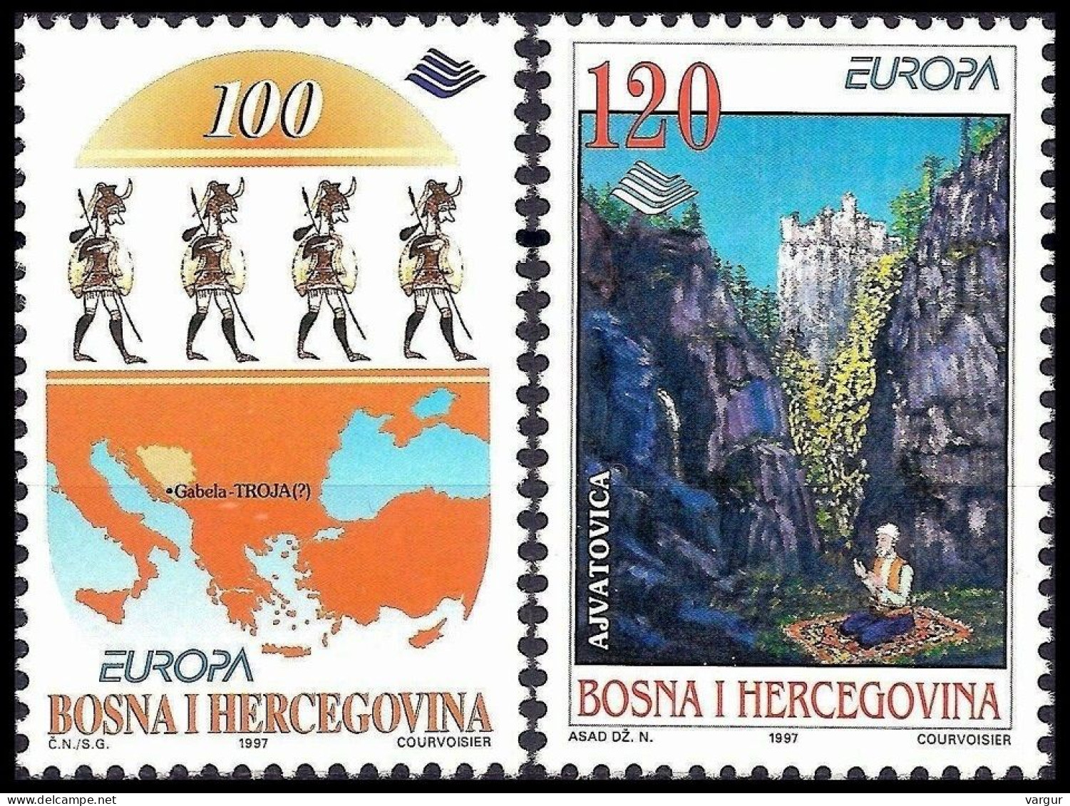 BOSNIA & HERZEGOVINA 1997 EUROPA: Tales And Legends, MNH - 1997