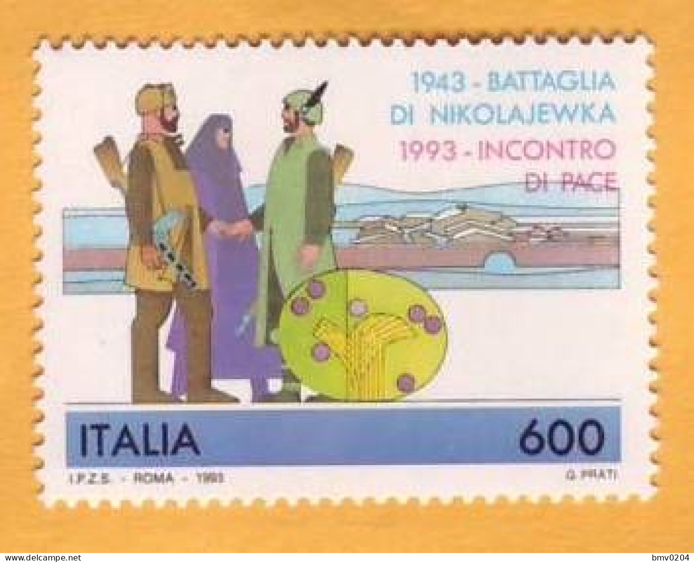 ITALIA 1943 1993 RUSSIA WW-2 1v Mint - Militaria