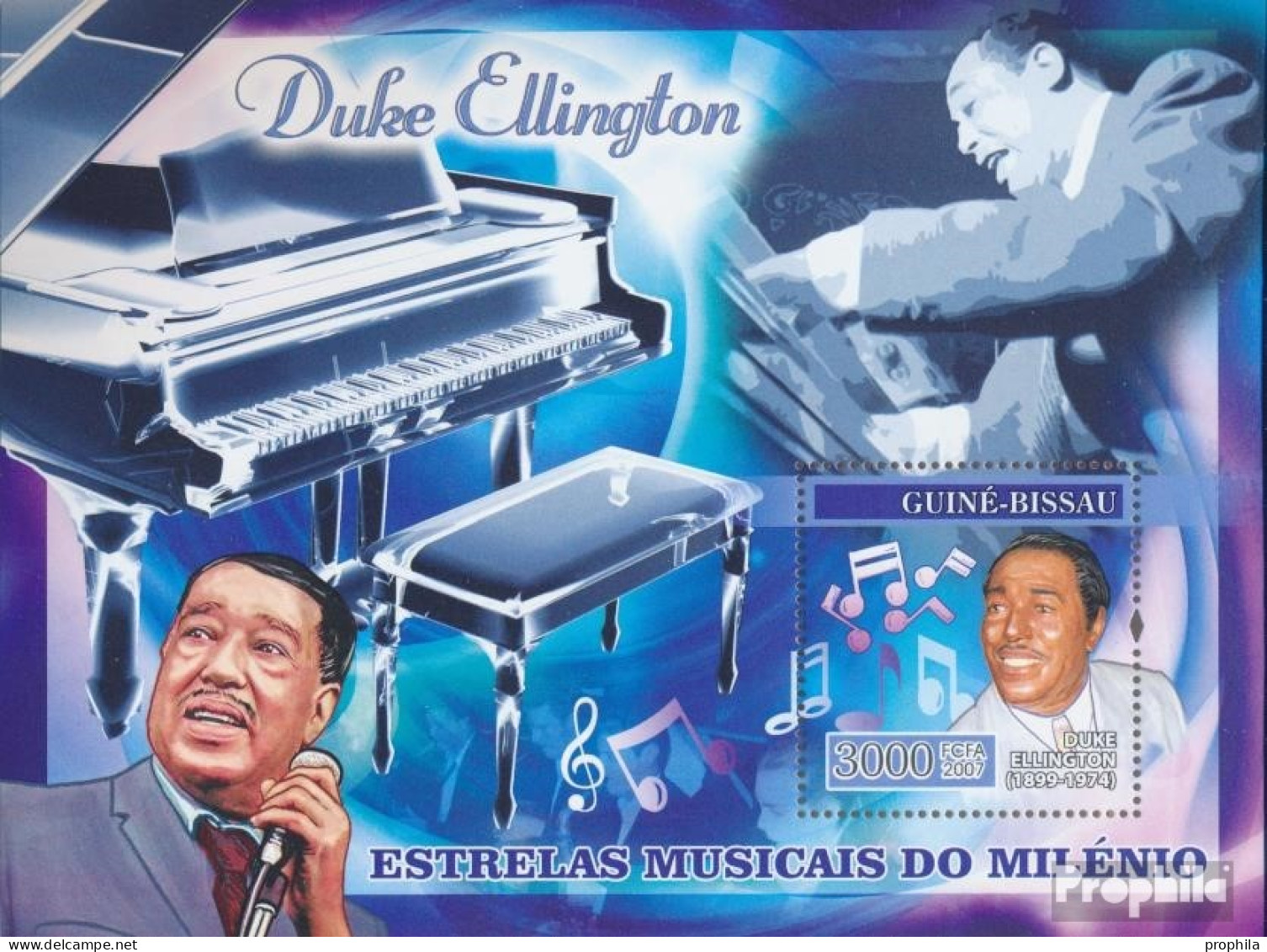 Guinea-Bissau Block 587 (kompl. Ausgabe) Postfrisch 2007 Duke Ellington - Guinea-Bissau