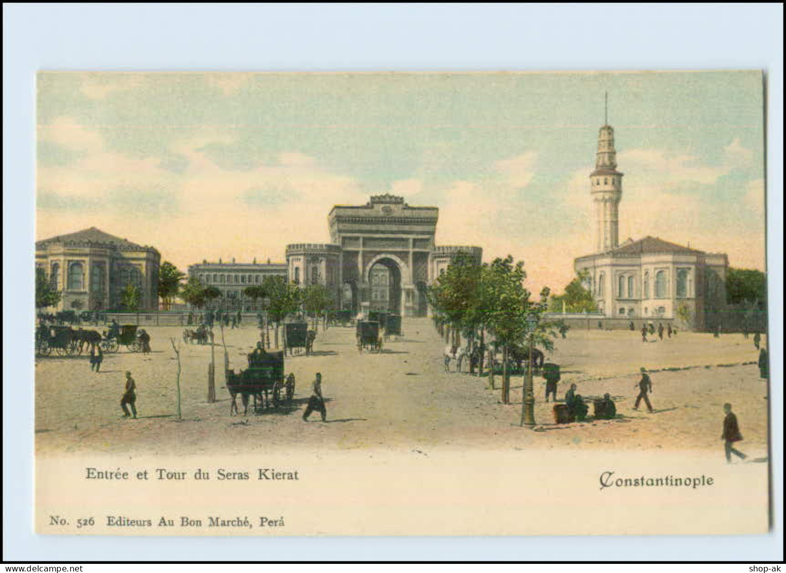 T4139/ Constantinople Tour Du Seras Kierat Türkei Turkey AK Ca. 1900 - Türkei