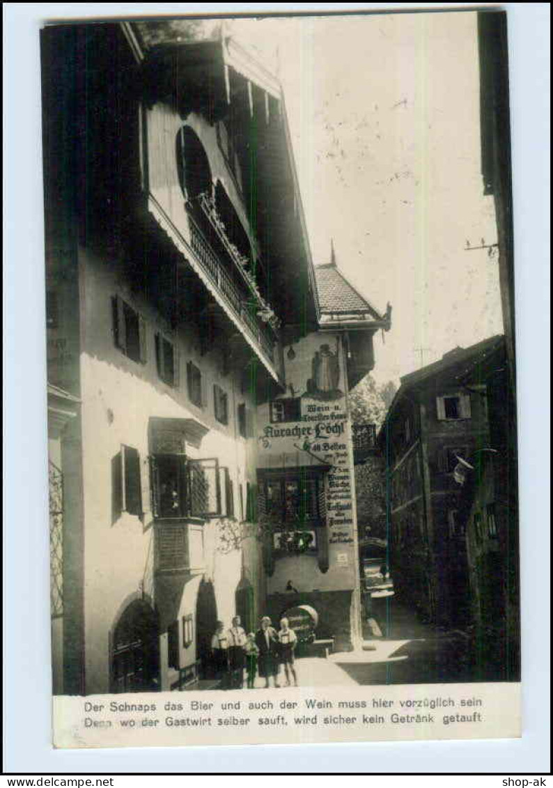 P2W21/ Kufstein Weinhaus Auracherlöcht Foto AK 1931 - Sonstige & Ohne Zuordnung