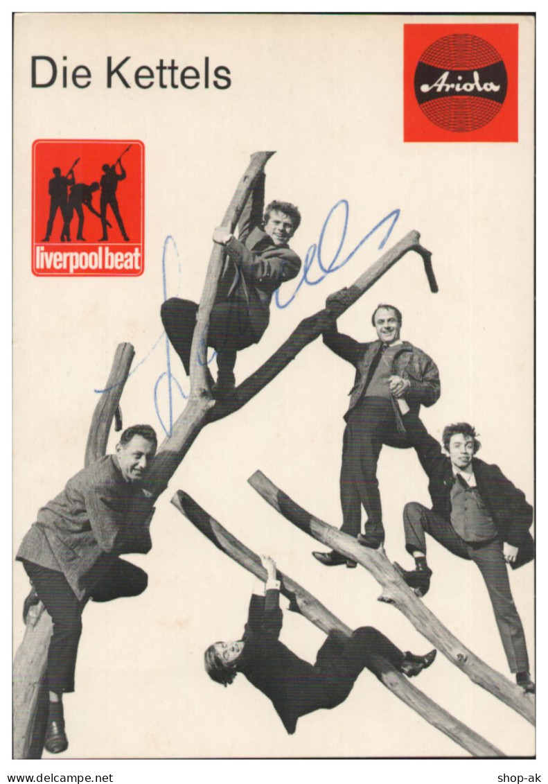 Y28863/ Die Kettels Aus Kassel Beat- Popgruppe Autogramme Autogrammkarte 60er  - Handtekening