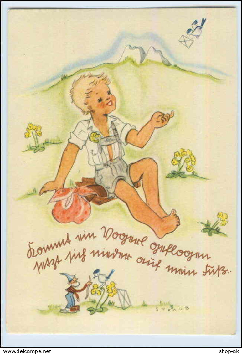 W6G17/ Schöne Kinder AK Von B. Straub  1941 - Sonstige & Ohne Zuordnung