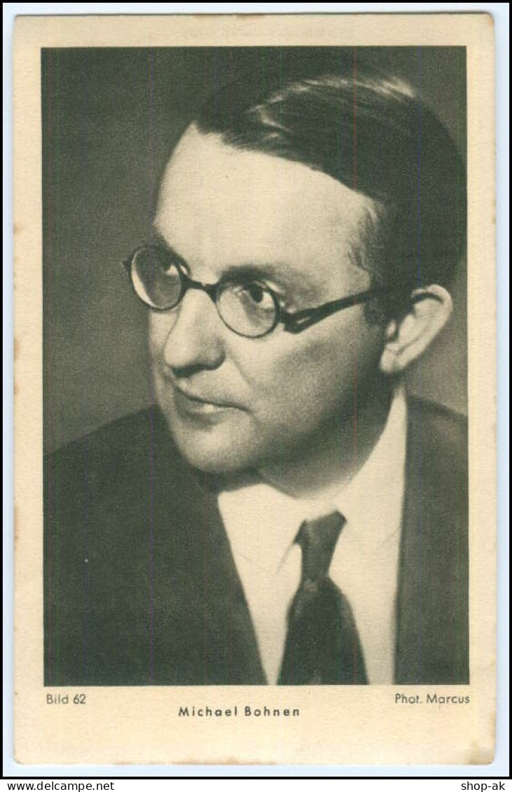 N4582/ Michael Bohnen Eidelsan Bild 62 Ca.1935 AK - Künstler