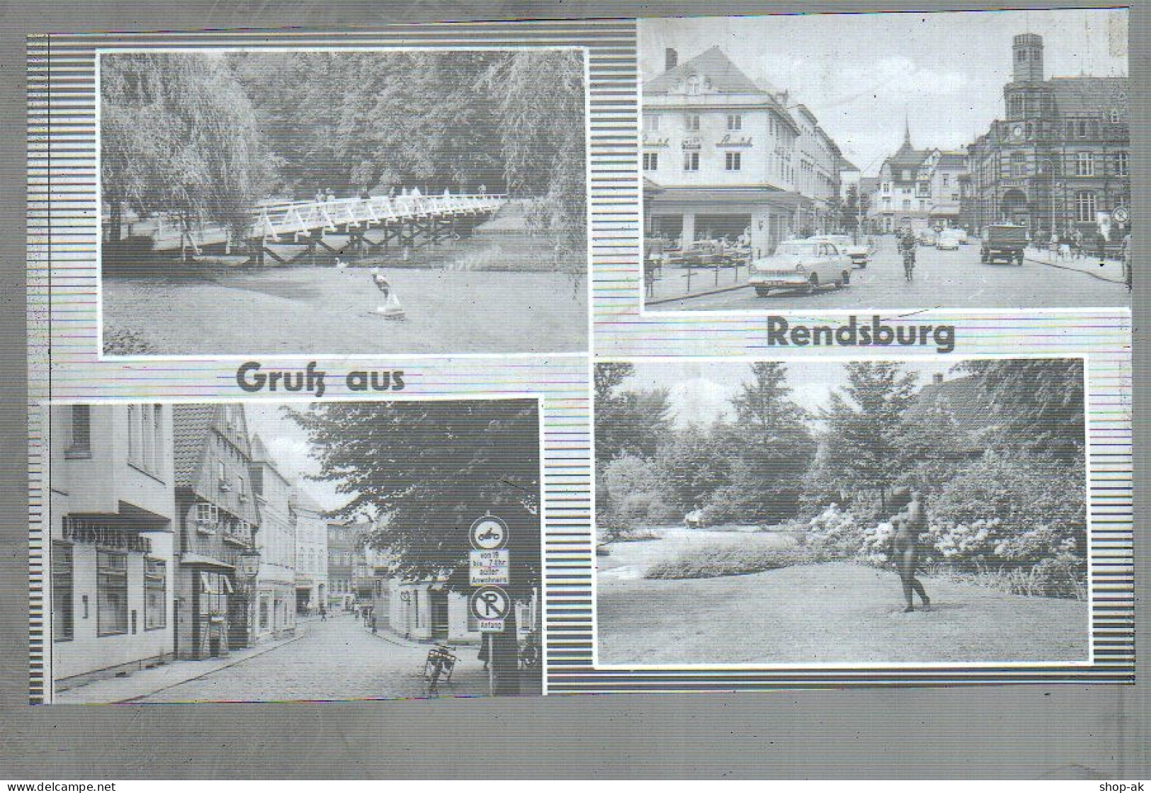 Neg1807/ Rendsburg  Original-Negativ 1950/60 - Rendsburg