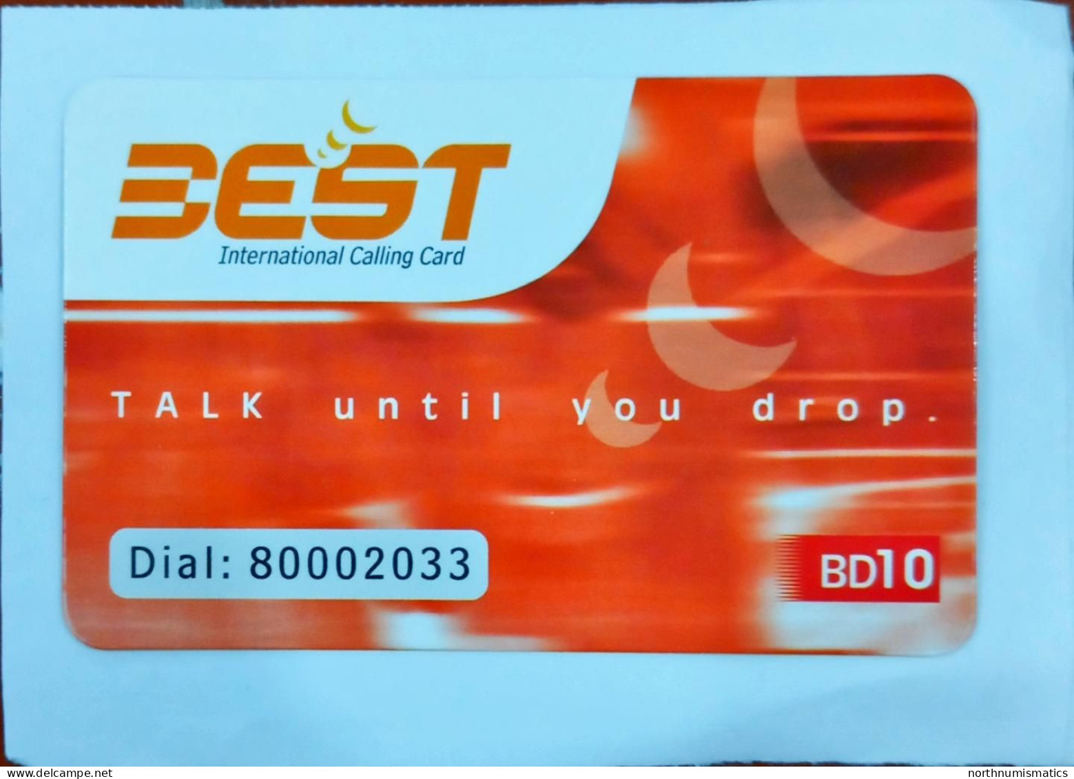 Best  Prepaid  Intrnational Calling Sample Card - Verzamelingen