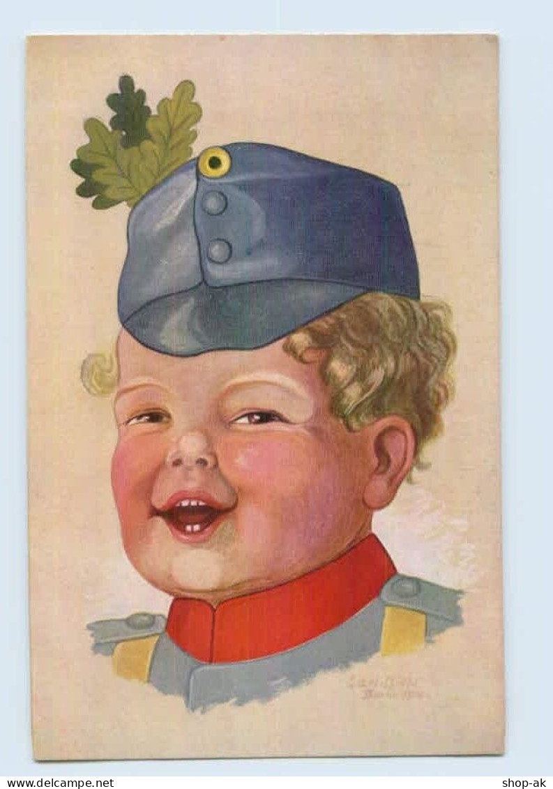 W9W43/ Kleines Kind In Uniform  Carl Diehl AK 1. Weltkieg 1914 - Guerre 1914-18