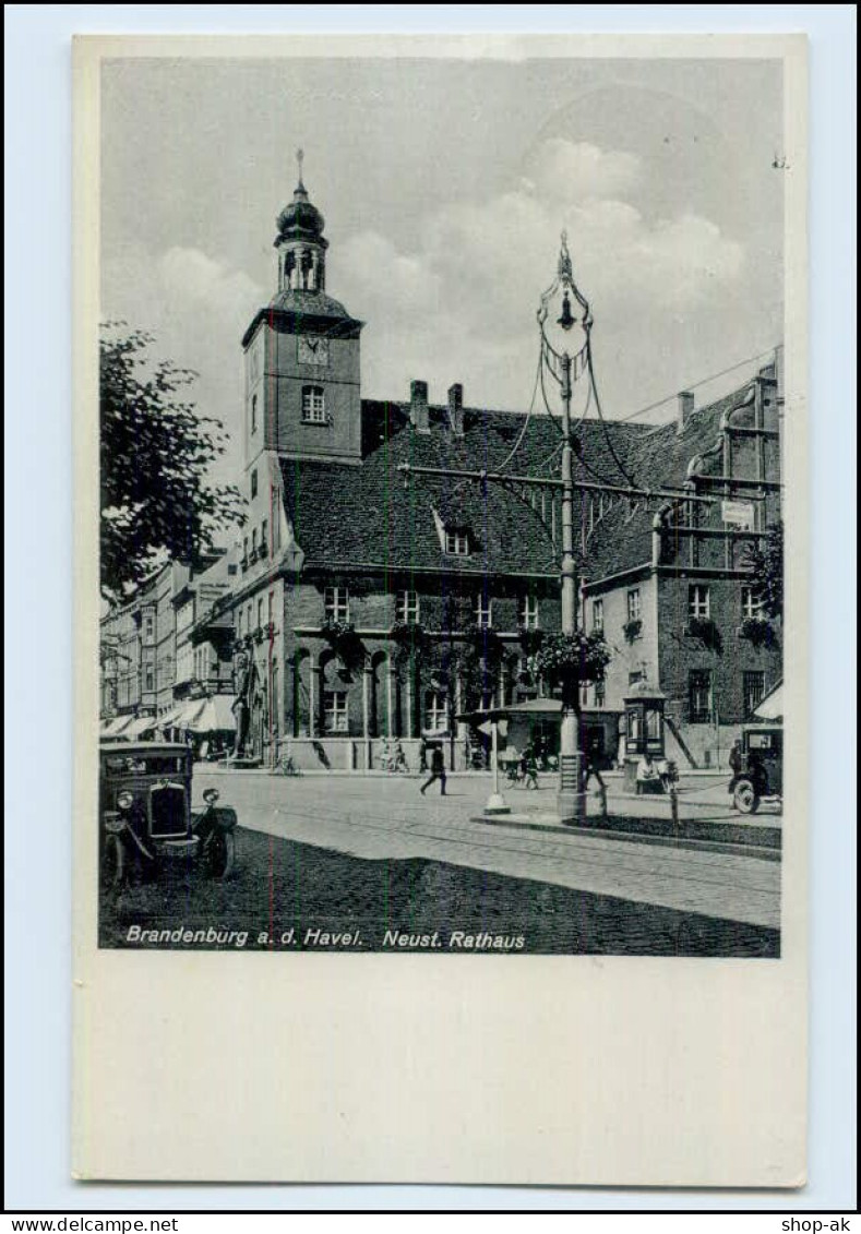 N3337-147./ Brandenburg Rathaus AK 1937 - Sonstige & Ohne Zuordnung