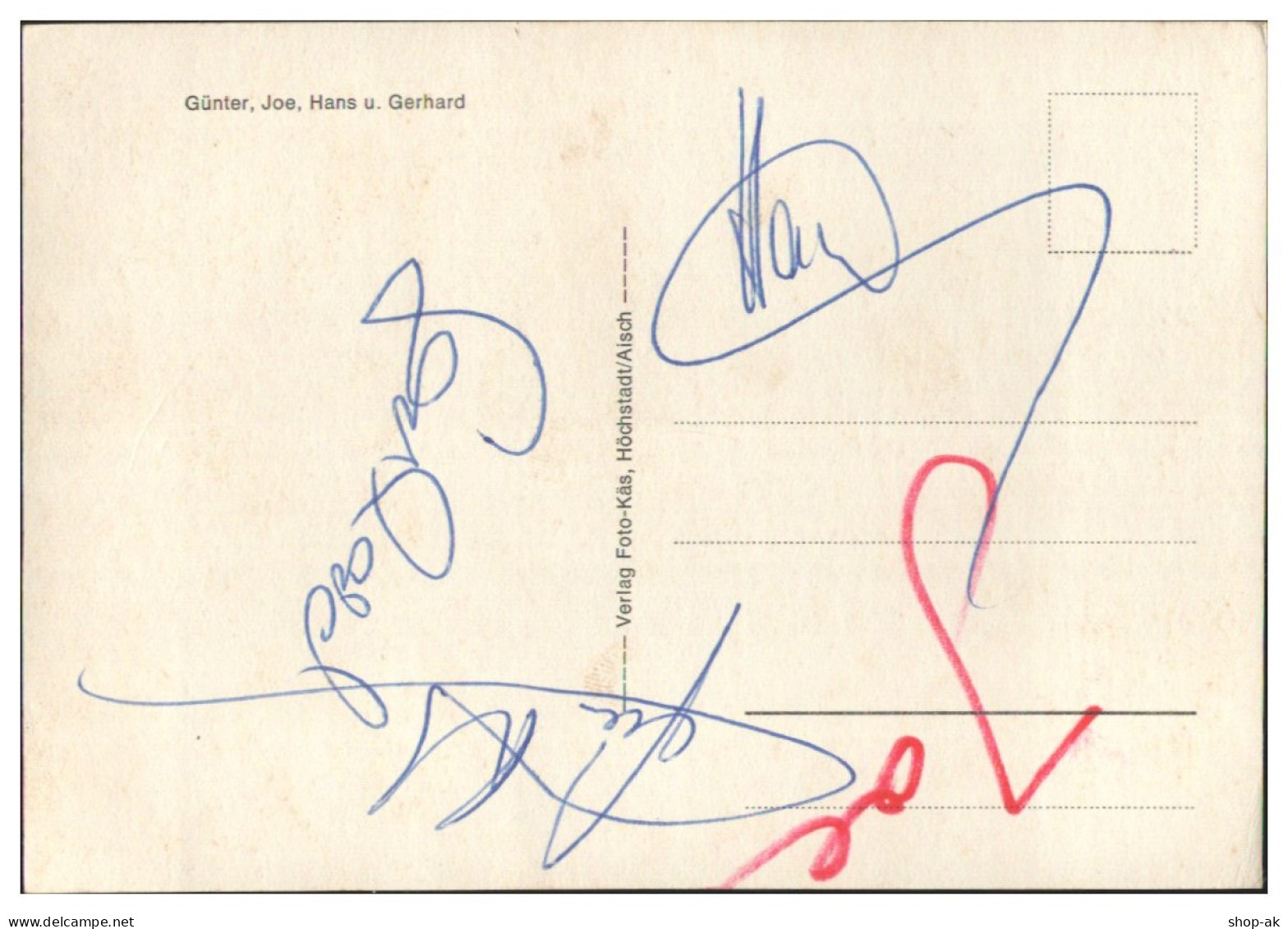 Y28869/ The Rondos  Beat- Popgruppe Autogramme Autogrammkarte 60er Jahre - Handtekening