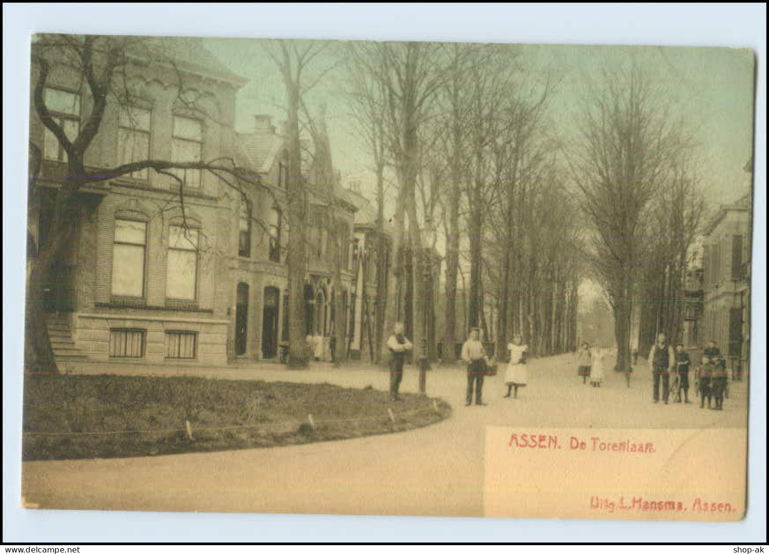 N3345/ Assen De Torenlaan  AK  Ca.1905  Niederlande - Altri & Non Classificati