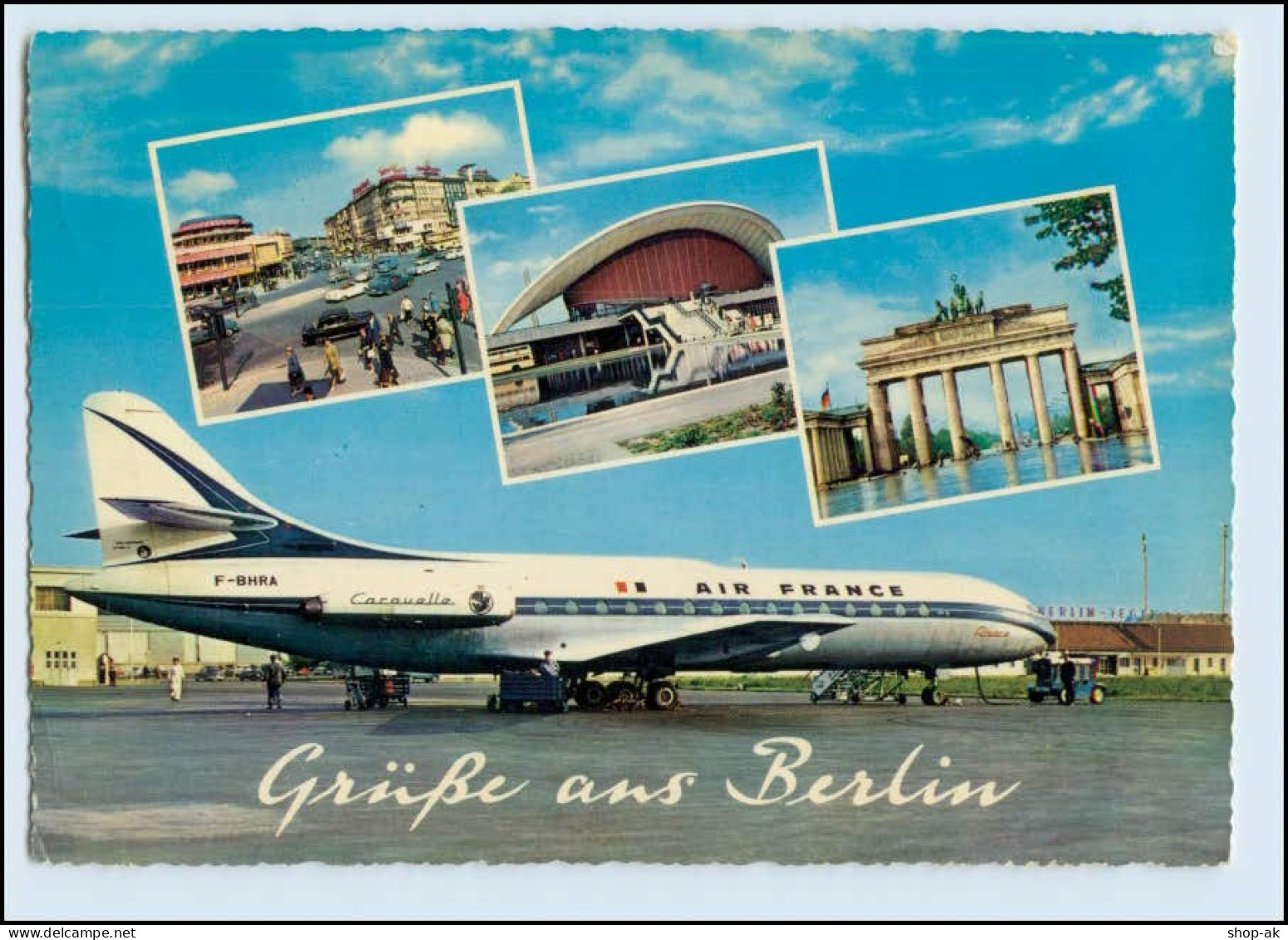 A0213/ Berlin Flughafen Tegel AK 1966 - Autres & Non Classés