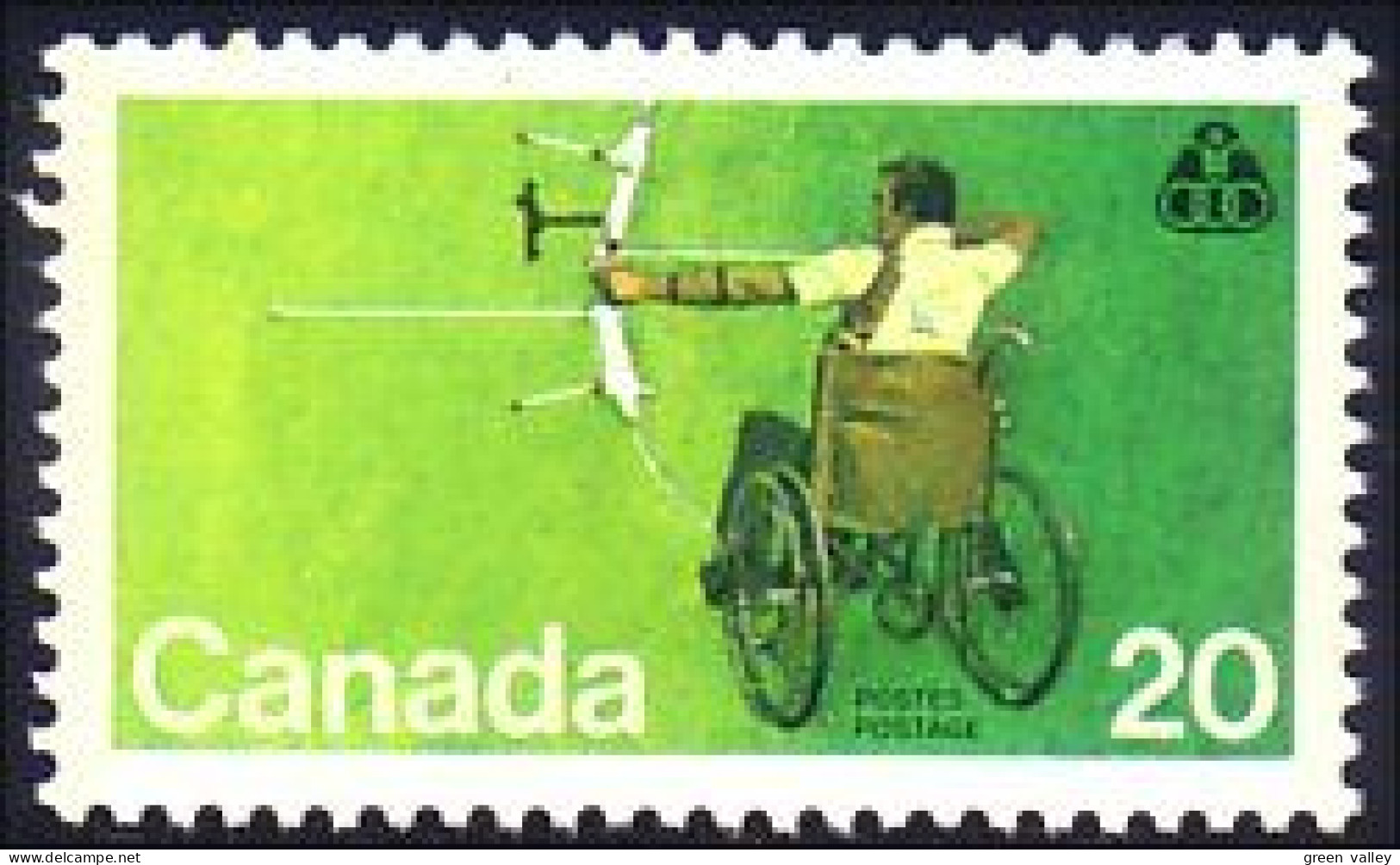 (C06-94b) Canada Archer Achery Bow Arch Arc Handicap MNH ** Neuf SC - Tiro Con L'Arco