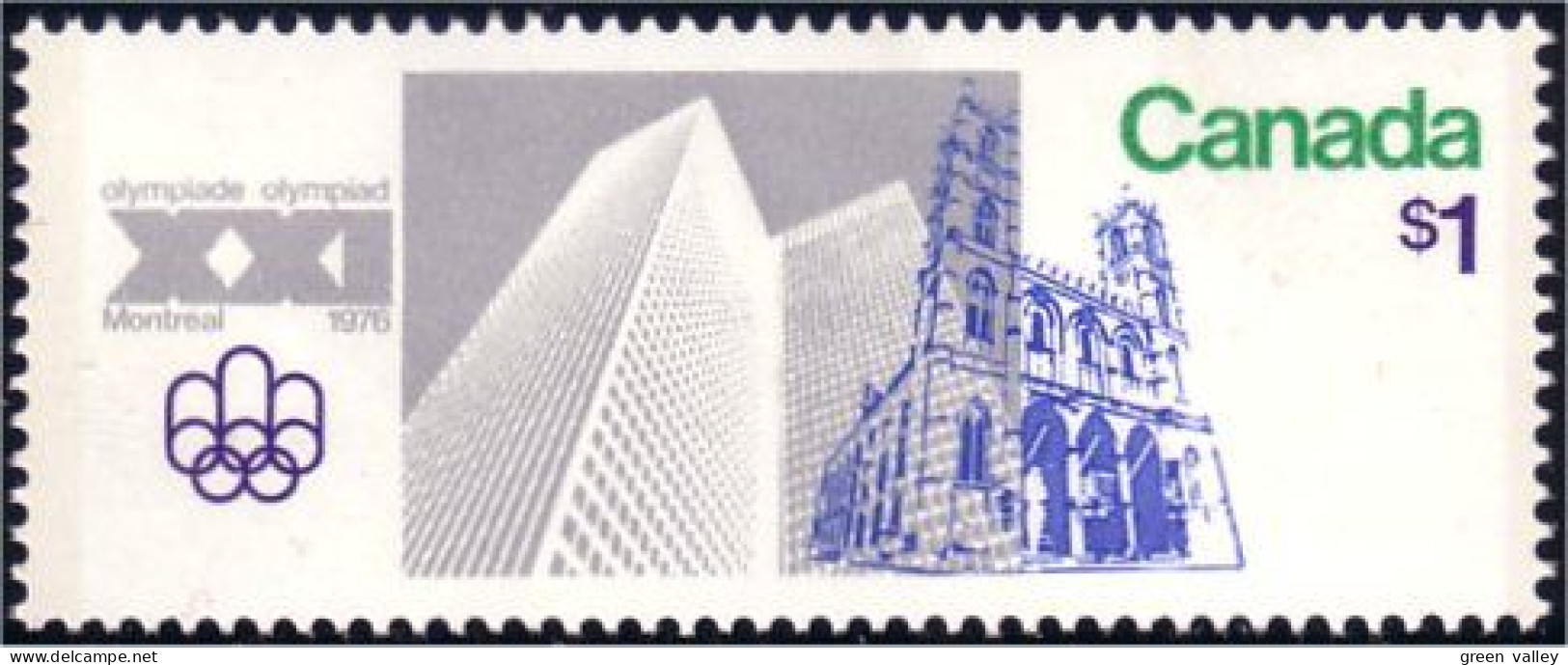 (C06-87b) Canada Notre-Dame MNH ** Neuf SC - Sommer 1976: Montreal