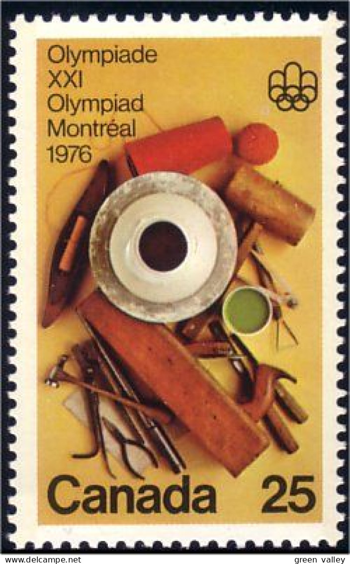 (C06-85b) Canada Artisanat Olympic Handicrafts MNH ** Neuf SC - Otros & Sin Clasificación