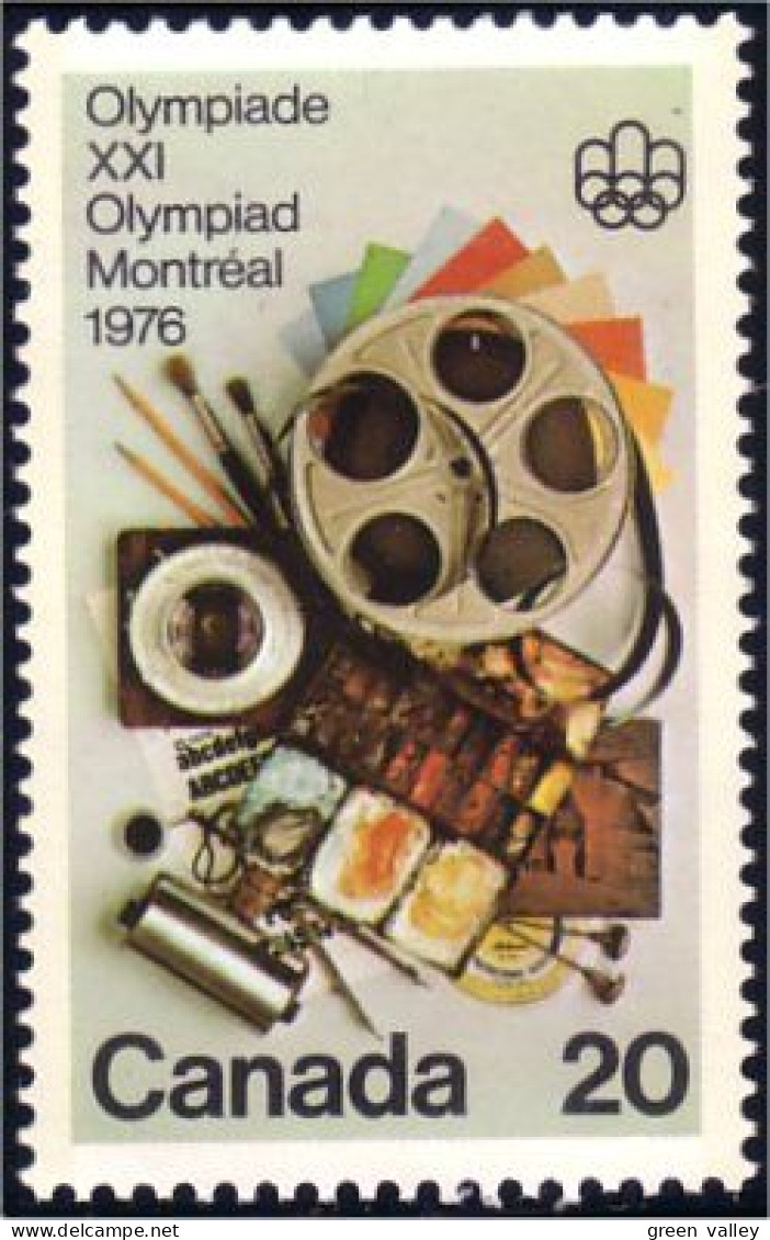 (C06-84b) Canada Olympic Communications MNH ** Neuf SC - Stamps On Stamps