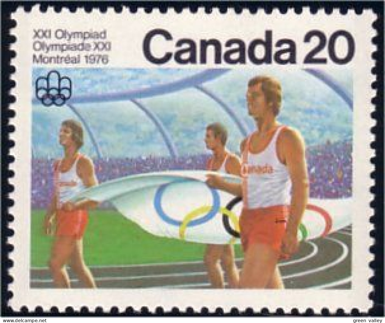 (C06-82b) Canada Opening Ceremony Ouverture MNH ** Neuf SC - Ete 1976: Montréal