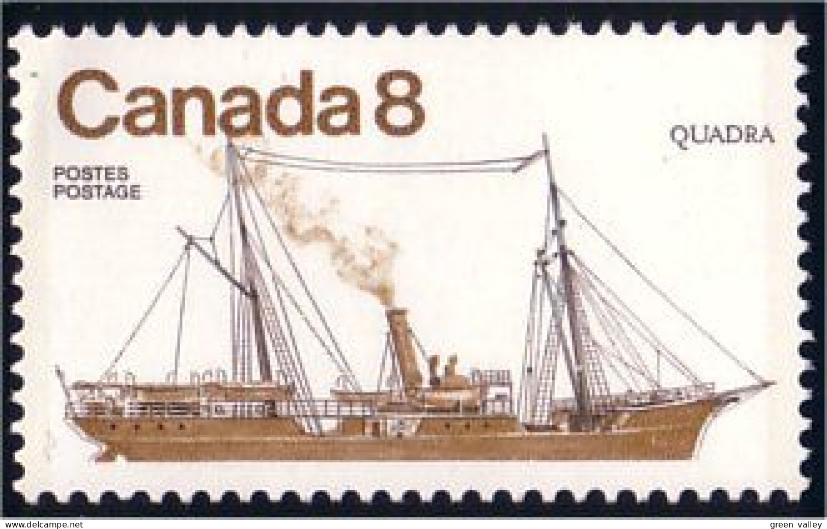 (C06-73a) Canada Bateau Quadra Ship MNH ** Neuf SC - Ungebraucht