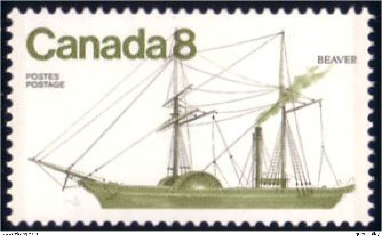 (C06-72a) Canada Bateau Beaver Ship MNH ** Neuf SC - Ongebruikt