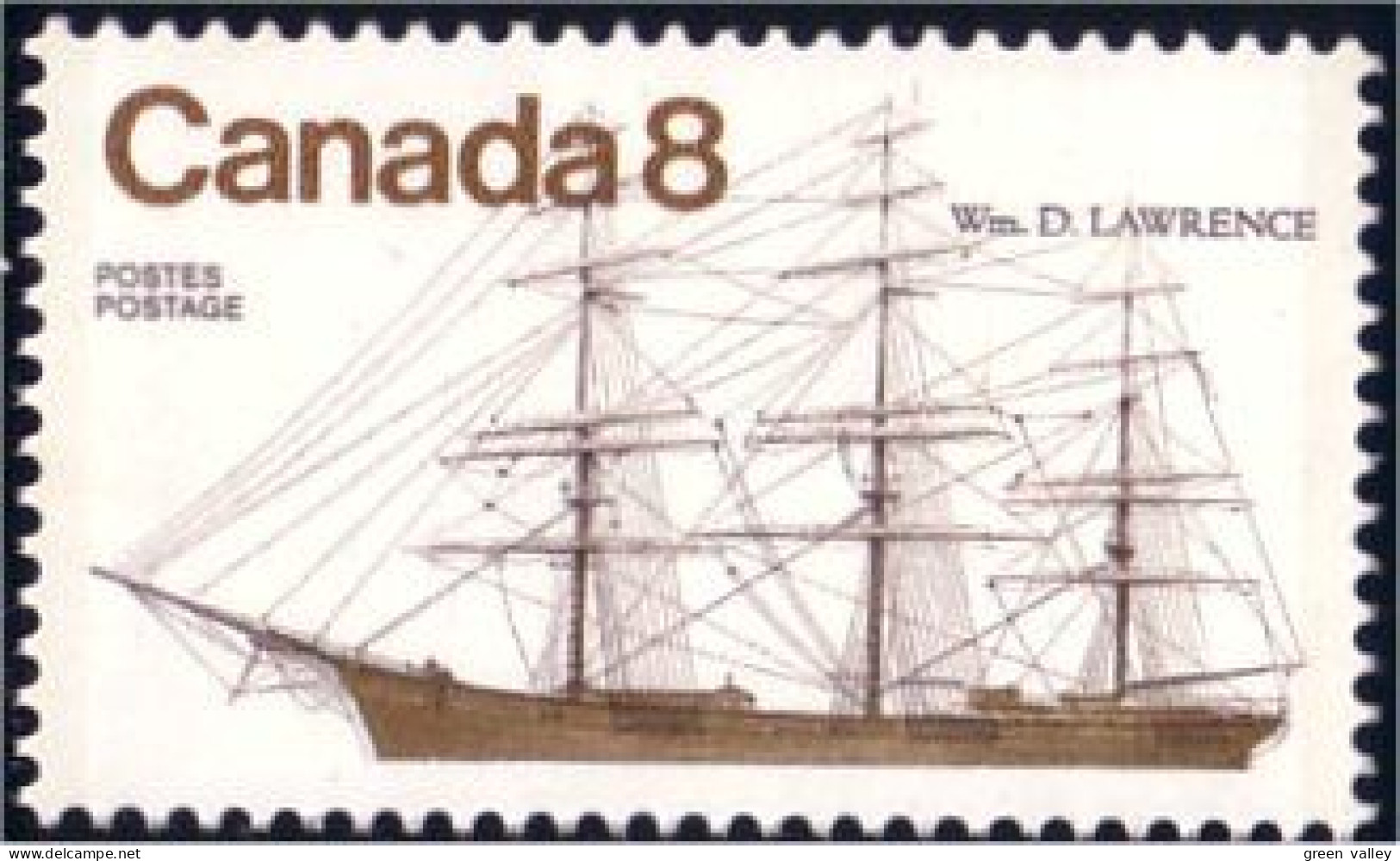 (C06-70a) Canada Bateau Wm D. Lawrence Ship MNH ** Neuf SC - Ongebruikt